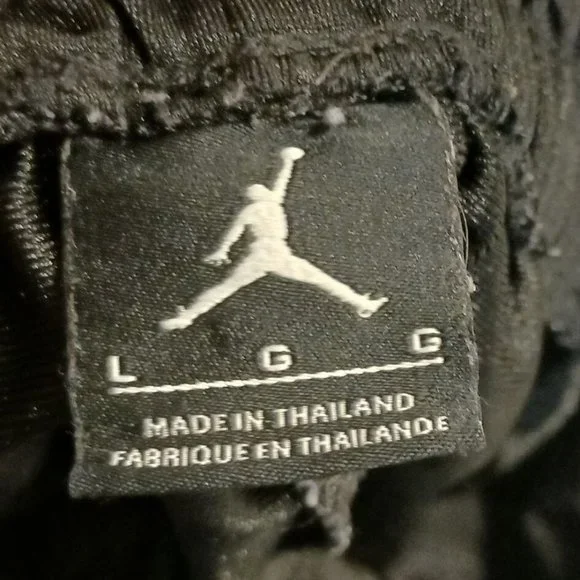 2 (Jordan) Basketball Shorts (Black/Gray)-and-(Black/Red)-(Pre-owned)-(L)-$30.00 - Picture 6 of 6